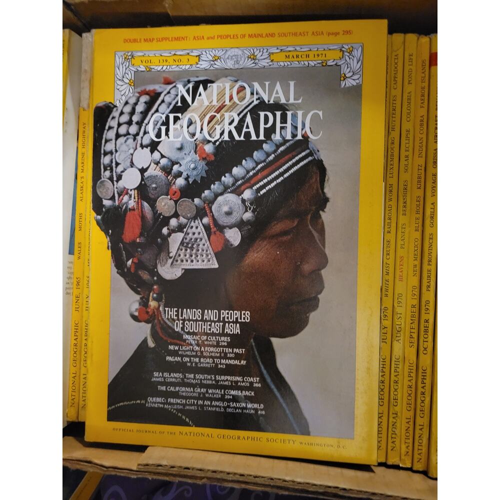 National geographic magazine march 1971 vol 138 no.3